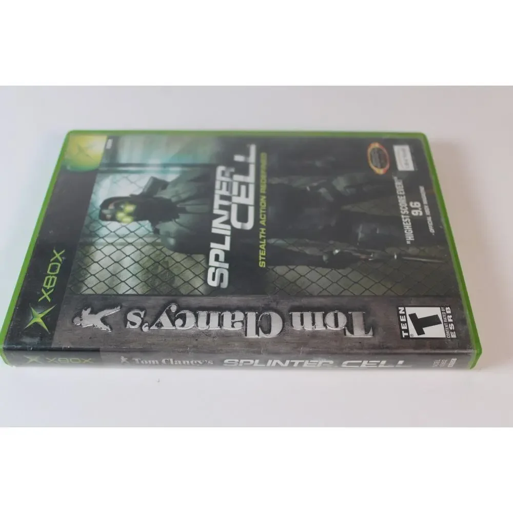 Tom Clancy's Splinter Cell (Microsoft Xbox, 2002) authentic, complete, tested